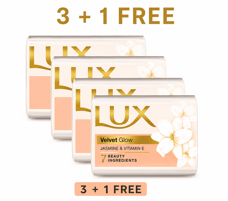 lux soap(3+1 Free)