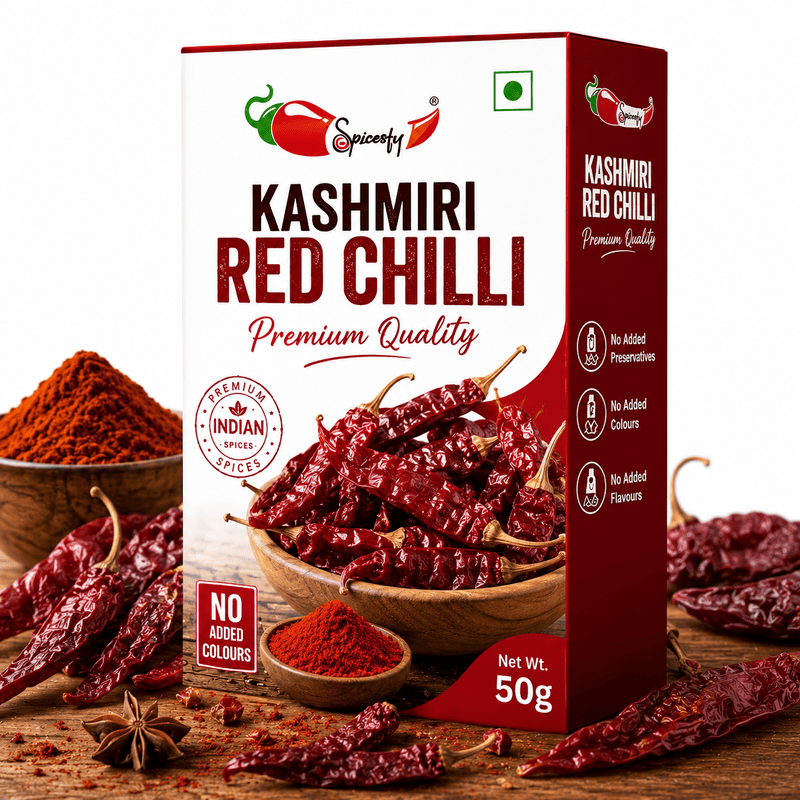 Kashmiri Red chilli (50g)