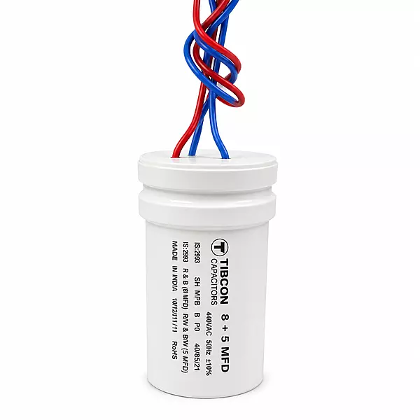TIBCON 8+5 MFD 440V (40x60) PP  CAPACITOR
