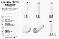 SS Hot & Cold Bottle White
