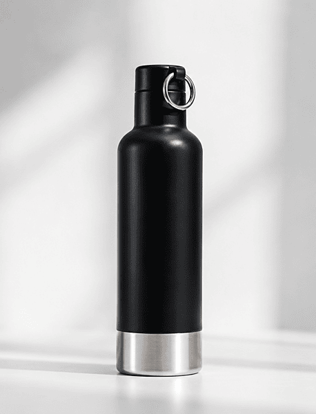 SS Hot & Cold Bottle Black