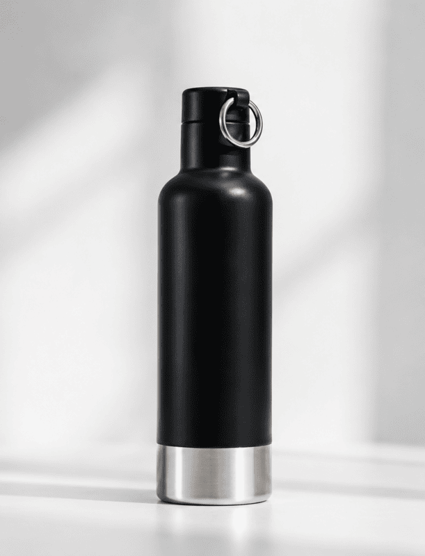 SS Hot & Cold Bottle Black