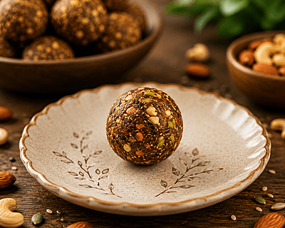 Dry Fruit Ladoo — Almond, Cashew & Pistachio Ladoo | Nilambu Sweets