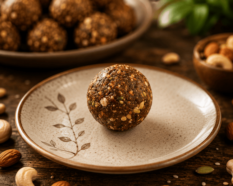 Dry Fruit Ladoo — Almond, Cashew & Pistachio Ladoo | Nilambu Sweets