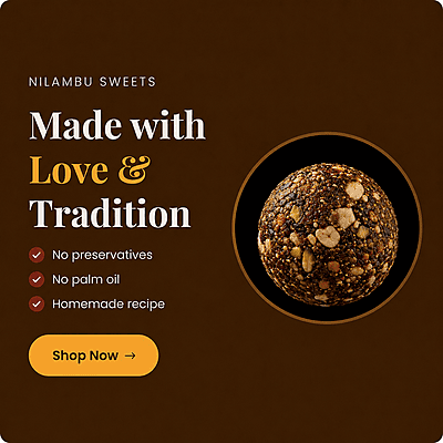 Dry Fruit Ladoo — Almond, Cashew & Pistachio Ladoo | Nilambu Sweets
