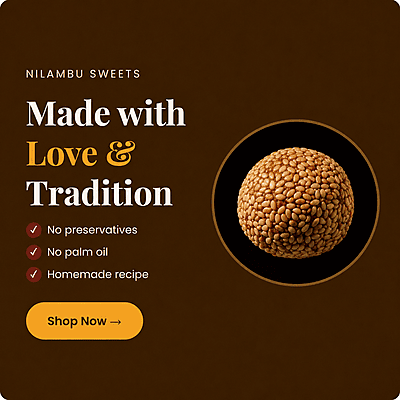 Til Ladoo — Homemade Sesame Ladoo | Nilambu Sweets