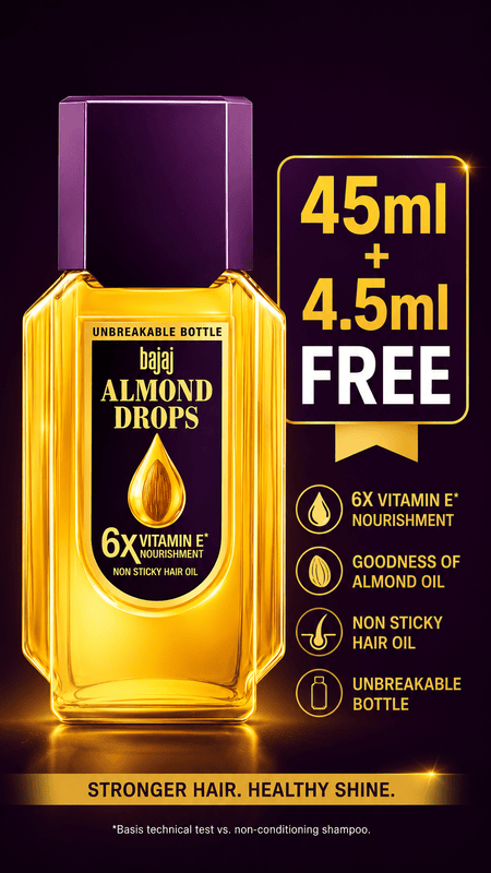 Almond oil (45+4.5ml free)