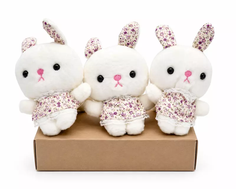 White Bunny Teddy for Hampers