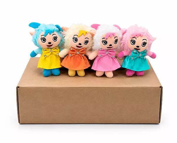 Cute Dolls With Dress & Bow