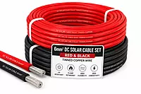6mm² DC Solar Cable Set – Red & Black | Tinned Copper Wire [Sanflex]