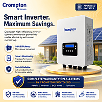 5 KW Crompton On-Grid Solar System with Topcon DCR panels