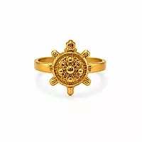 Panchaloha Tortoise Design Ring for Men and Women | Traditional Adjustable Spiritual Ring
