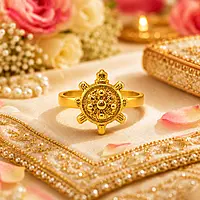 Panchaloha Tortoise Design Ring for Men and Women | Traditional Adjustable Spiritual Ring