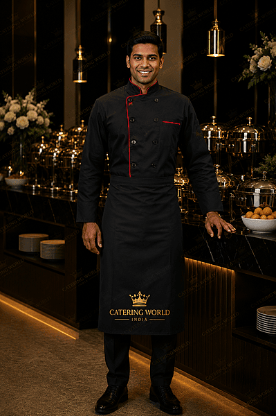 CHEF COAT BLACK SD