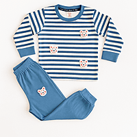 Bear Striped Kids Pajama Set