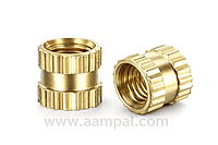 M3 X 5mm Brass Heat set Threaded Round Insert Nut For Molding,3D Printing
