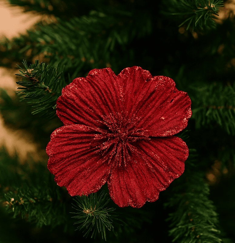 Big Flower with Glitter Centre & Edges