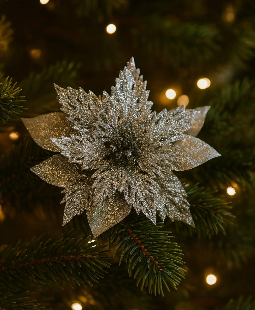 Moonlit Sparkle Poinsettia
