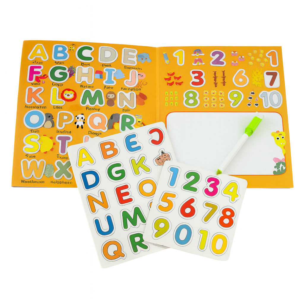 Magnetic Book – eco-friendly wooden learning book with magnetic pen