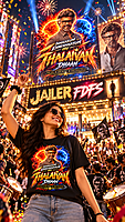 Thalaivar Mass FDFS Tshirt 2027 + Free Gift Thalaivar Mass FDFS Tshirt 2027 + Free Gift