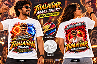Thalaivar Mass FDFS Tshirt 2027 + Free Gift Thalaivar Mass FDFS Tshirt 2027 + Free Gift