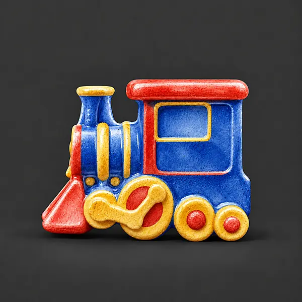 Custom Reusables vehicle set train DIY Painting Kit-Set of 1
