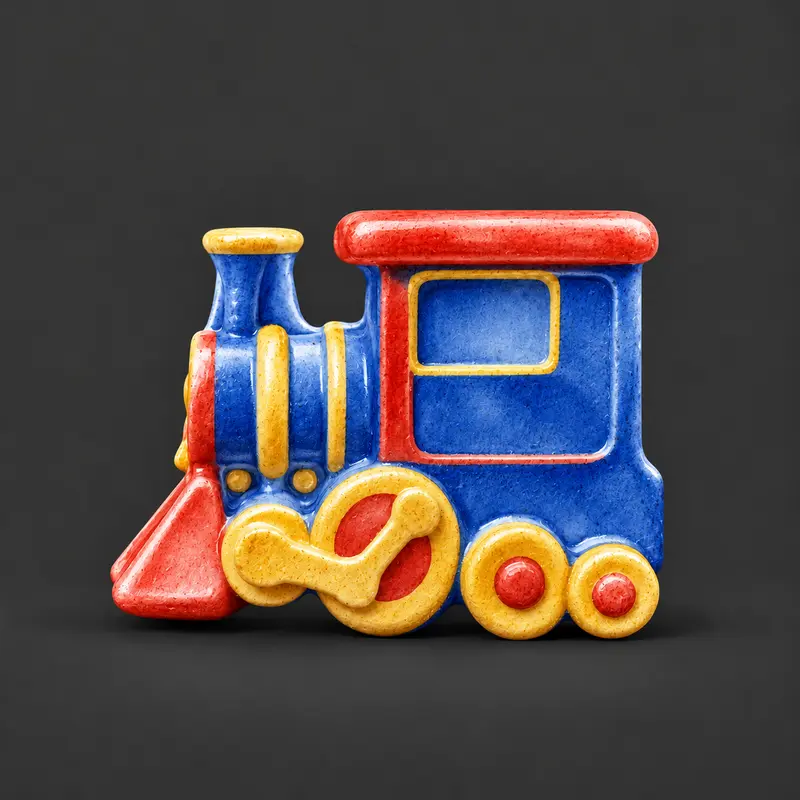 Custom Reusables vehicle set train DIY Painting Kit-Set of 1