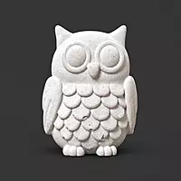 Reusable small owl DIY Painting Kit