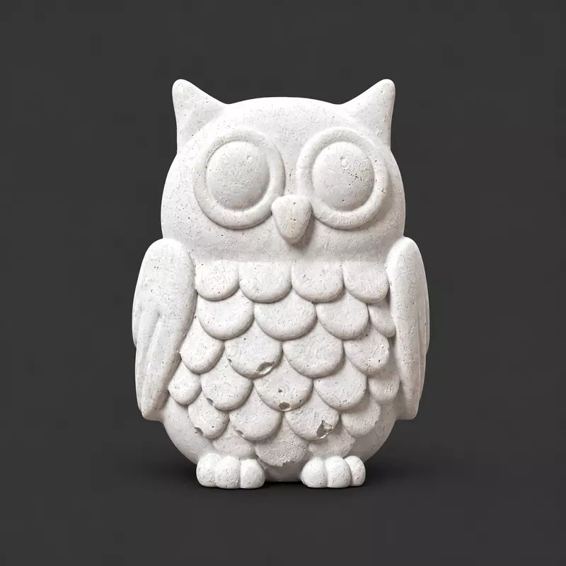 Reusable small owl DIY Painting Kit