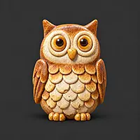 Reusable small owl DIY Painting Kit