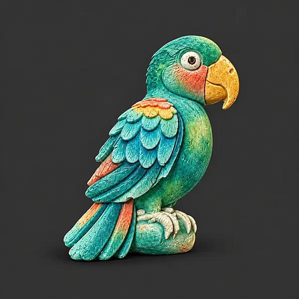 Custom Reusables small parrot DIY Painting Kit-Set of 1