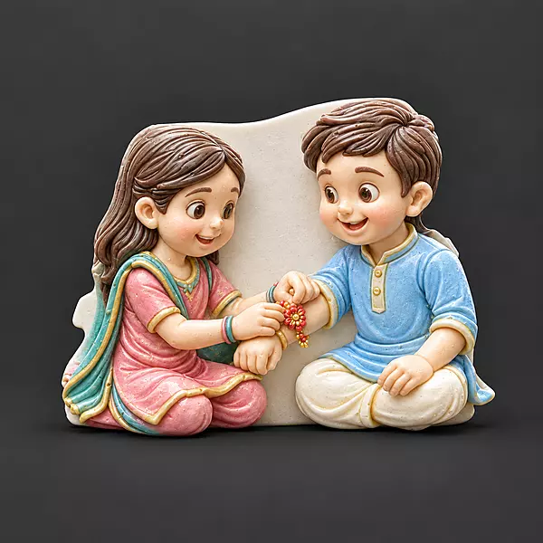 Custom Resuable Raksha Bandhan Hand DIY Painting Kit - set of 1