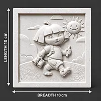 Reusable Dora Keep sake plate DIY Painting Kit