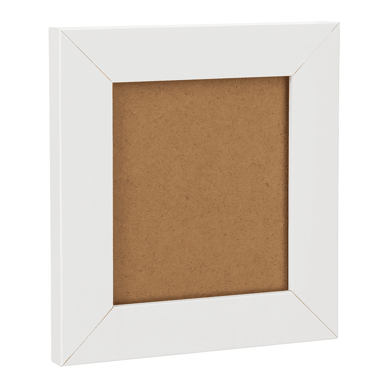 4 x 4 - White Frame with 0.5 MM Acrylic glass
