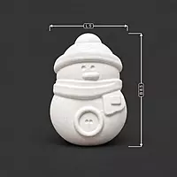 Custom Snow Man DIY Painting Kit- Set of 1