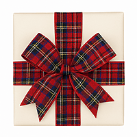 Noel Heritage Plaid Burlap Ribbon