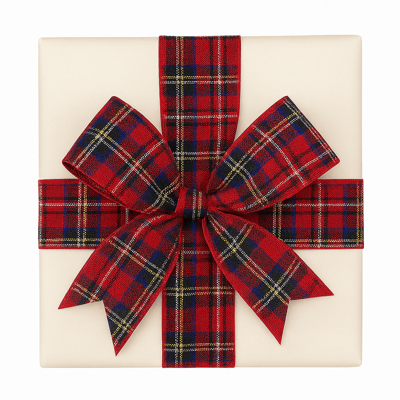 Noel Heritage Plaid Burlap Ribbon