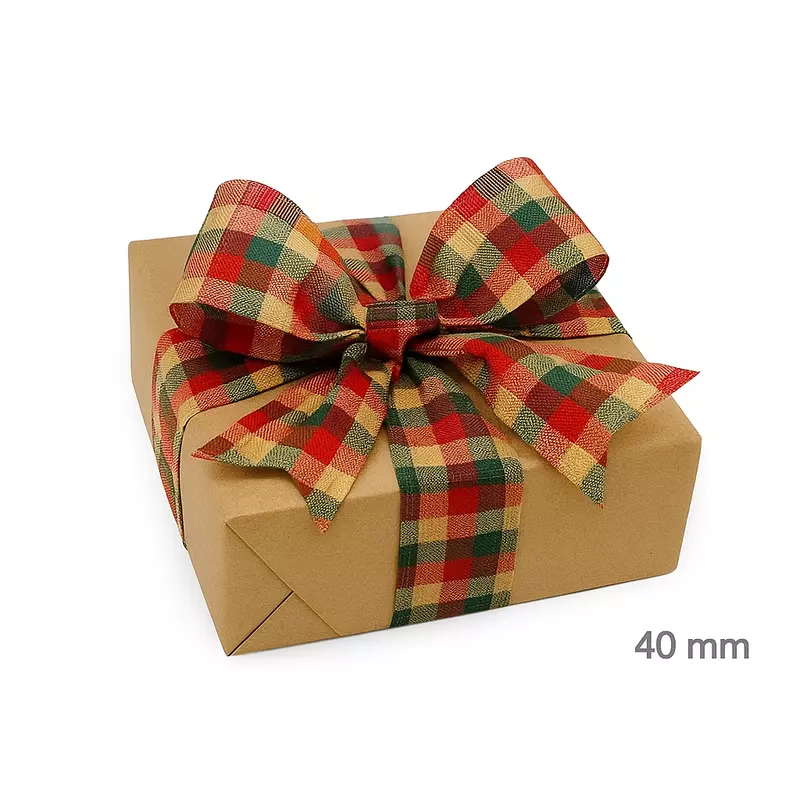 Small Plaid Ribbon