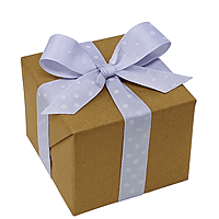 Polka Dot - Lilac with White