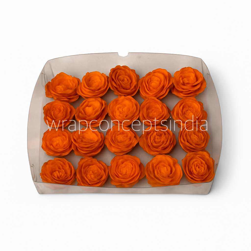 Orange Sola Wood Lotus