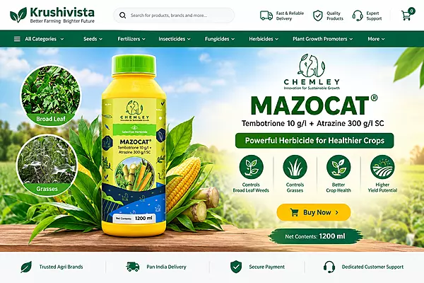 Mazocat Herbicide | Topramezone 10 g/L + Atrazine 300 g/L SC
