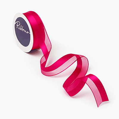 Luxe Half Satin Half Organza Ribbon