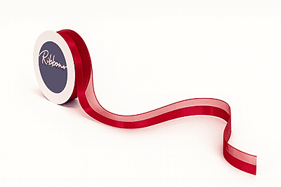 Luxe Half Satin Half Organza Ribbon