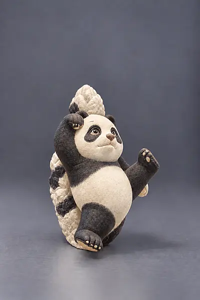 Reusable kung-fu Panda DIY Painting Kit-Set of 1