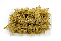 Gold Glitter Flower