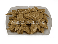 Metallic Golden Luxe Poinsettia