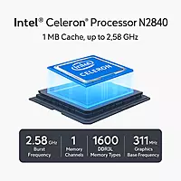 Intel Celeron N2840 Interm 2 LAN Big Industrial Mini PC