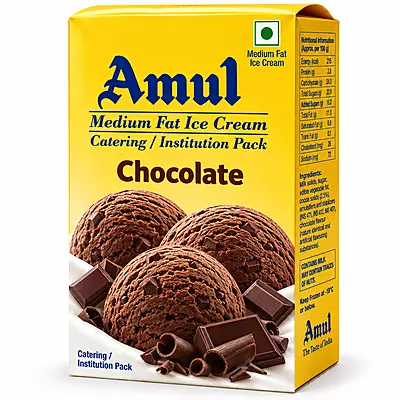 Amul - Chocolate Ice Cream 4 Ltr (MF)