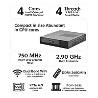 Intel N5095 Mini PC – Quad Core, 4K Dual Display, Up to 16GB RAM | SmartDeskPC
