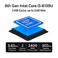 Intel i3-8109U Mini PC – 8th Gen Dual Core Processor, Iris Plus Graphics, Dual 4K Display, HDMI & Wi-Fi | SmartDeskPC